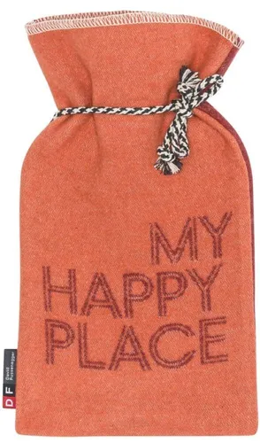 David Fussenegger Wärmflasche 'my happy place' 2L - Terracotta - Stylische Wärmflasche in Terracotta, 2L, ideal für wohlige Wärme und entspannende Momente. Hergestellt in Österreich aus hochwertiger Baumwollmischung.