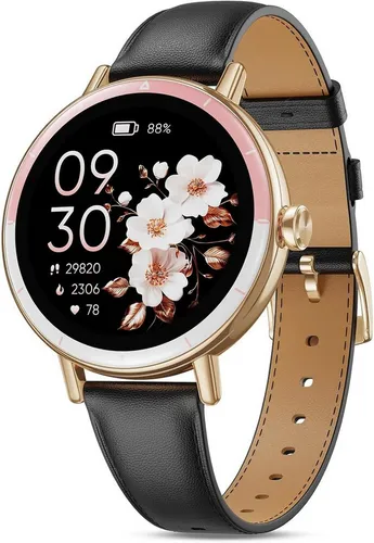 TIFOZEN DR05 Smartwatch (3,2 cm, android ios), Damen Smartwatch mit 1.27