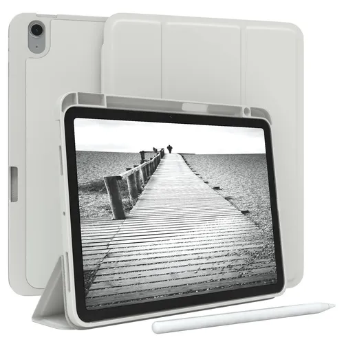 Smart Cover für Apple iPad Air 11 Hülle Stifthalterung Tablet Grau