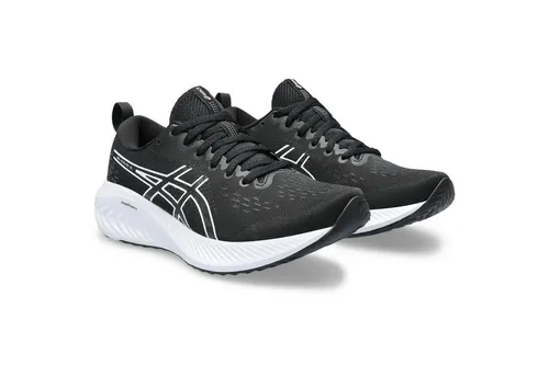ASICS Gel-Excite 10 Damen Laufschuh - Schwarz, Weiß, Größe 42 - Laufschuhe mit hervorragender Dämpfung durch Amplifoam Plus und GEL-Technologie, ideal für kurze und lange Strecken. Atmungsaktives Mesh sorgt für Komfort und Flexibilität.