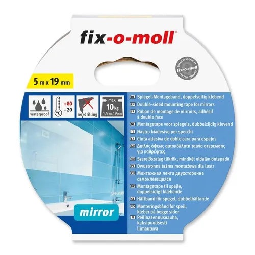 Spiegel-Montageband 5,00 m fix-o-moll