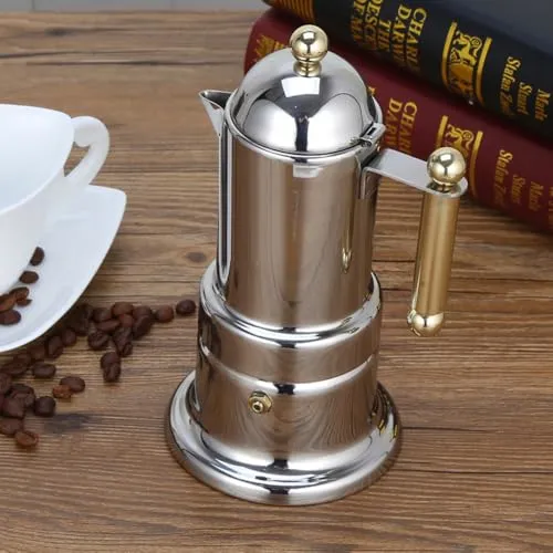 Crevyteg Induktionsherd Espressokocher 4 Tassen