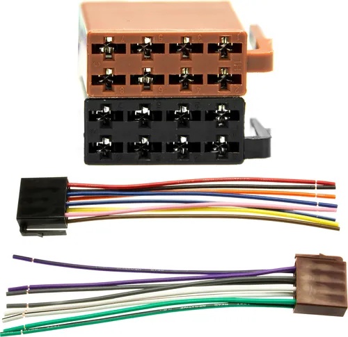 Auto Radio Adapter Kabel Stecker DIN ISO 16 Pin Strom Lautsprecher