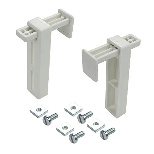 Liedeco Klemmträger 'Klemmfix-Universal' für Rollos und Jalousien | 2 Stück weiß