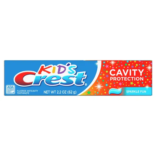 Kinderzahnpasta Crest Sparkle Fun Bubble Gum blau 62 g