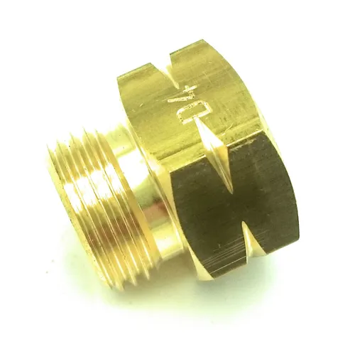 Gas Adapter Stutzen zum Anschluß eines 33kg Propangas Reglers