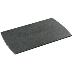 Zassenhaus Schneidebrett Comfort Plus, Schwarz - Antibakterielles Schneidebrett aus Naturmaterialien, 23x0.6x36 cm, ideal für hygienisches Kochen in der Küche.