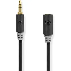 Nedis AUX Audiokabel 3,5-mm-Stecker - 3,5-mm-Buchse, 5,0 m