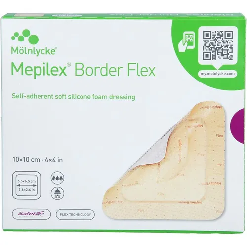 Mepilex Border Flex Schaumverband 10x10 cm