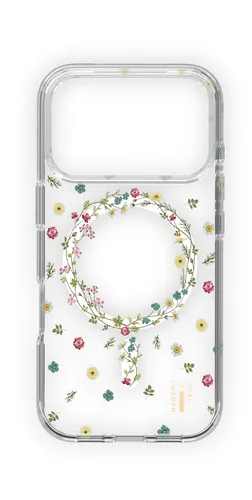 Apple iPhone 17 Pro Transparent Case IDCLCMS-I2561P-507 - Taschen für Smartphones & Handys mit MagSafe-Funktion, elegantes florales Design für optimalen Schutz und Stil.