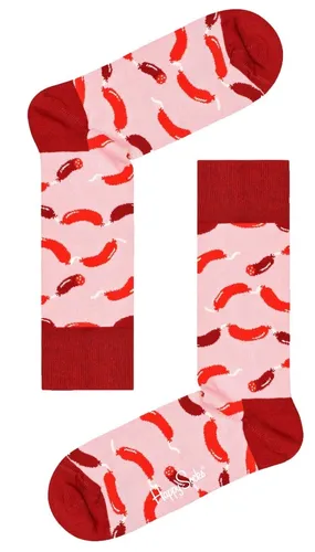 Happy Socks Tagessocke Crew Sausage (Wurst) pink - 1 Paar