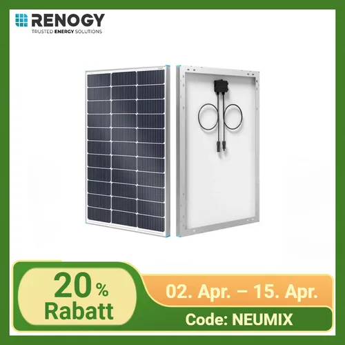 Renogy 100W 12V N-Typ Solarmodul
