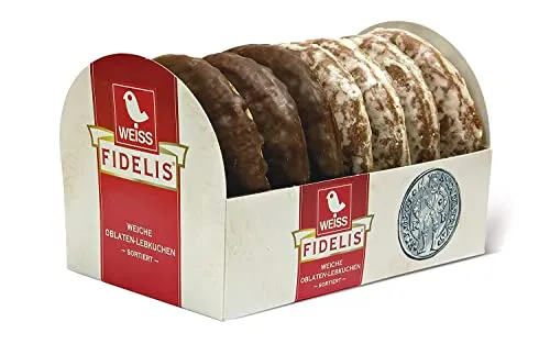 Weiss Fidelis Oblatenlebkuchen – 2 Sorten 200g
