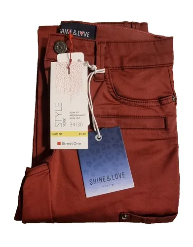 StreetOne Damen Slim Fit Hose 34/30