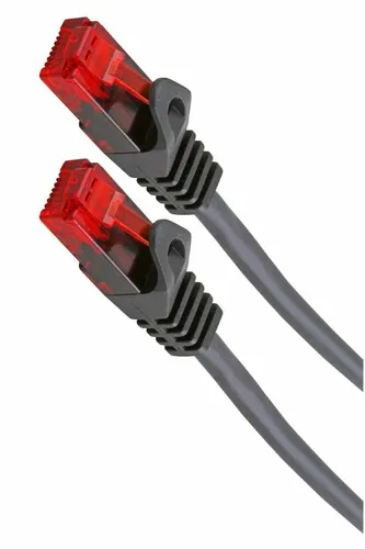 Netzwerk Kabel Patchkabel CAT5e für DSL LAN 10/100/1000/10000 Mbits 25m schwarz