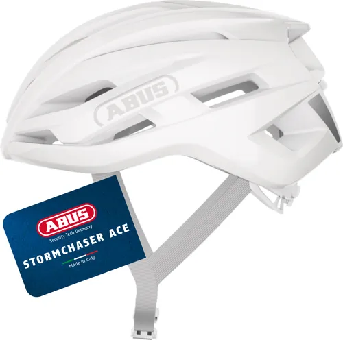ABUS StormChaser ACE Rennradhelm - Leichter und gut belüfteter Fahrradhelm für Damen und Herren - Fahrradhelme mit Forced Air Cooling Technology für optimale Belüftung und komfortablen Sitz - ideal für Radrennen, Gravelbike-Touren und Cyclocross.