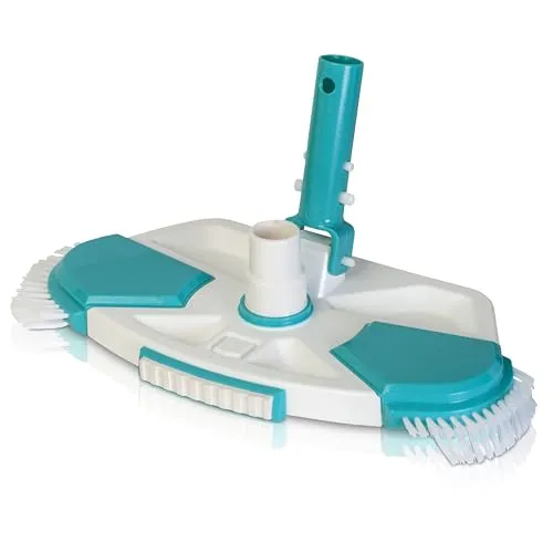 Gre Vacuum Oval Head With Brushes Blue White