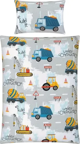 REDBEST Kinderbettwäsche in grau von REDBEST