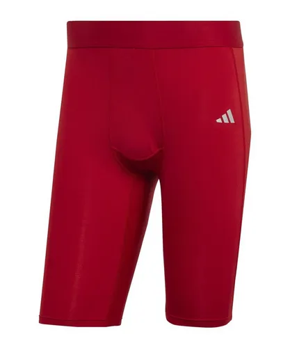 adidas Performance Techfit Short Tight Tights in Rot/Weiß (2XL) - Trainingsbekleidung mit AEROREADY-Technologie für optimale Feuchtigkeitsregulierung und hohen Tragekomfort während des Trainings.