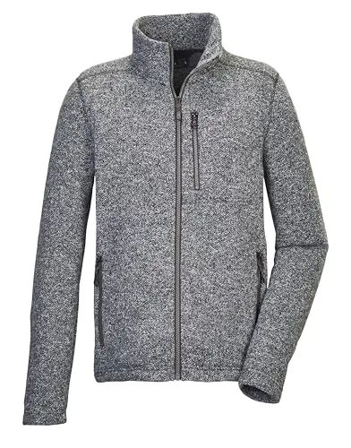 G.I.G.A. DX Herren Fleecejacke GW 55 MN KNTFLC JCKT - Funktionsjacke aus recyceltem Material, ideal als Midlayer oder Übergangsjacke, mit praktischen Zipper-Taschen und Kinnschutz für optimalen Tragekomfort.