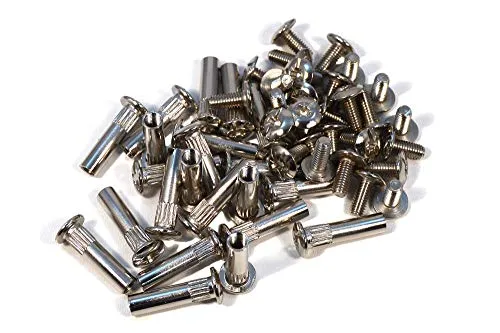 Stücke Möbelschrauben Verbindungsschraube Schrankverbinder Verbindungshülse M6 Stahl 100