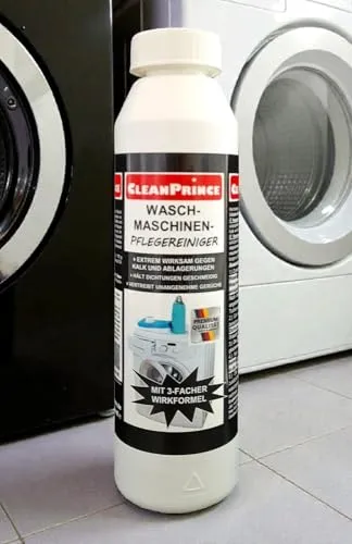 CleanPrince Waschmaschinen-Pflege-Reiniger 250 ml Waschmaschinenreiniger Maschinenreiniger Dichtungen Kalk Bakterien Gerüche
