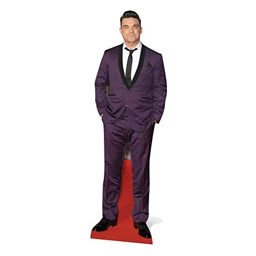 partyman.co.uk Robbie Williams – Lila Anzug, 59 x 186 von STAR CUTOUTS