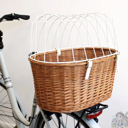 Aumüller Fahrradkorb mit Schutzgitter