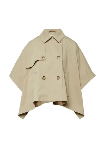 comma casual identity Wolljacke beige M - Elegante Wolljacke in Beige, gefertigt aus hochwertigem Polyester und Viskose, ideal für stilvolle Outfits. Pflegeleicht und bequem, perfekt für den Alltag.