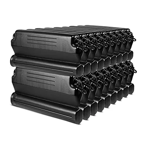 Eisdruckpolster Set 18 Stück für Pool - Überwinterungskonzentrate: Hochwertige Eisdruckpolster schützen Stahlmantel und Folie vor Schäden, ideal für Rund-, Oval- und Rechteckbecken. Inklusive Befestigungshaken, Größe pro Stück: 50 x 23 x 5,5 cm.