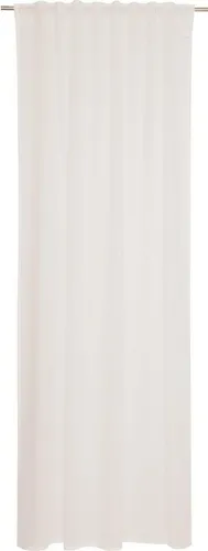 SCHÖNER WOHNEN Vorhang Soho, transparent, 250x130 cm, weiß - Fertiggardinen mit verdeckten Schlaufen, pflegeleichtes Polyester, ideal für stilvolle Fensterdekoration und sorgt für lichtdurchflutete Räume.