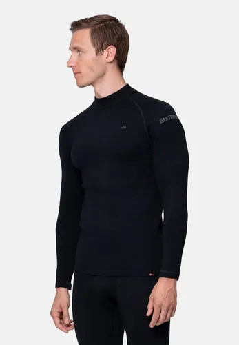 DANISH ENDURANCE Langarmshirt Extreme Merino LS - Premium Thermo Shirt für Herren - Hochwertiges Funktionsshirt in Schwarz, ideal für extreme Kälte. Aus Wolle-Mischung für besten Tragekomfort beim Wandern und Outdoor-Aktivitäten.