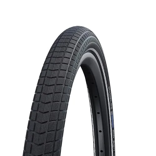 Schwalbe Big Ben Drahtreifen 26x2.15 Zoll - K-Guard mit Reflexstreifen - Fahrradreifen mit K-Guard Schutz und Reflexstreifen für erhöhte Sichtbarkeit und Sicherheit bei Fahrten im Dunkeln.