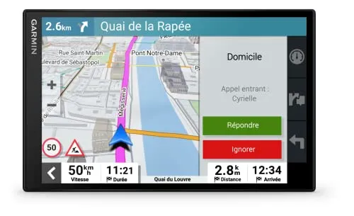 Garmin DriveSmart 86 MT-S - 8 Zoll HD-Navigationsgerät, 3D-Europakarten mit Echtzeit-Verkehrsinformationen und Sprachsteuerung