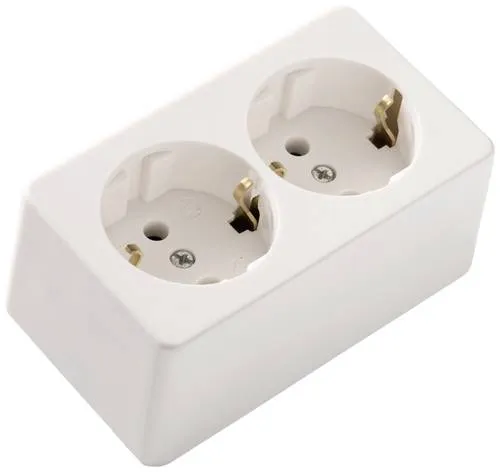 Martin Kaiser 715/kws Aufputz-Steckdose 1er Set IP20 Kalkweiß