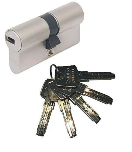 ABUS EC550 Profil-Doppelzylinder 28/34mm mit 5 Schlüsseln - Hochwertiger Profil-Doppelzylinder mit Not- und Gefahrenfunktion. Ideal für Sicherheit und Flexibilität im Alltag, inklusive 5 Schlüsseln für vielseitige Nutzung.