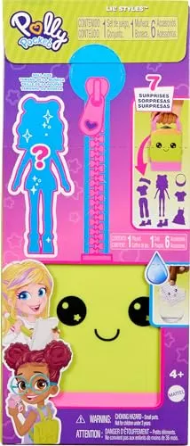 Polly Pocket Fashion Reveal Closet Spielset für Mädchen ab 4 Jahren