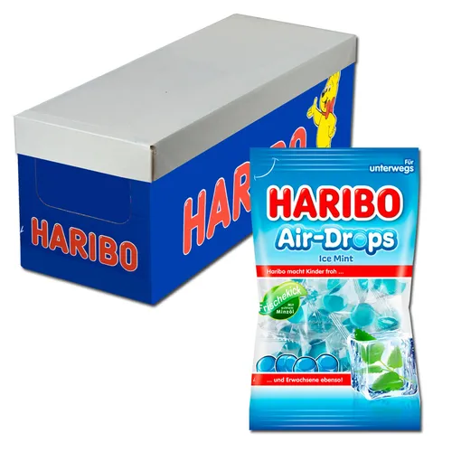  Haribo Air-Drops Ice Mint 12 Beutel je 100g 14,48€/1kg von HARIBO