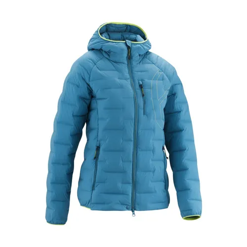 EDELRID Damen Dolo Jacke, river, L - Ski-Jacken für Damen, atmungsaktiv und wasserabweisend mit PFC-freier Imprägnierung – ideal für Alpinklettern und Bouldern.