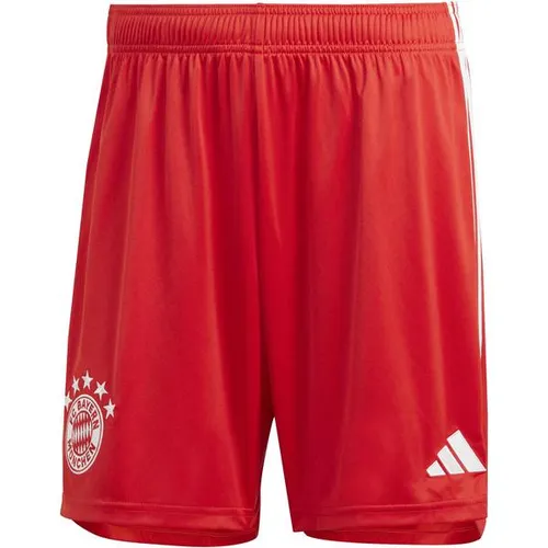 adidas FC Bayern München 23-24 Heim Fußballshorts Herren - Fußballshorts mit AERO.RDY-Technologie für optimale Feuchtigkeitsregulierung; ideal für Sport und Freizeit, atmungsaktiv und strapazierfähig.