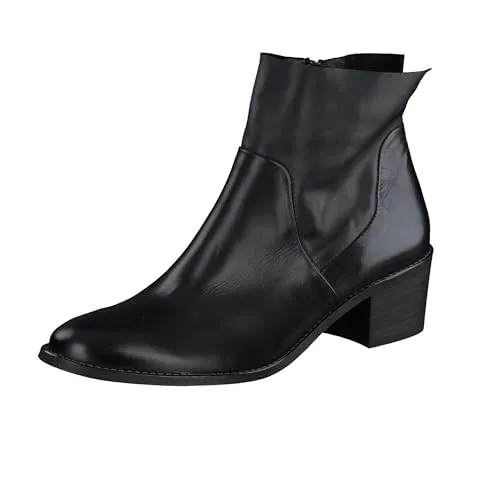 Paul Green Damen Stiefelette - Elegante Ankle Boots mit Reißverschluss - Wanderschuhe für stilvolle Frauen, aus hochwertigem Leder mit bequemen Blockabsatz für optimalen Tragekomfort.