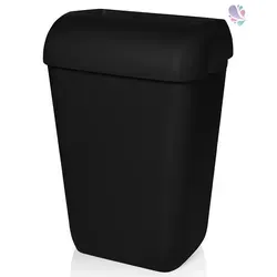 Blanc Premium BIN Abfallbehälter, 45-Liter hängend - Haushaltszubehör, ideal für Schulen und Büros mit abnehmbarem Deckel für hygienische Abfallentsorgung und einfache Wandmontage.