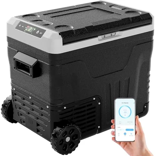 EUHOMY 50L Kompressor Kühlbox mit APP Steuerung