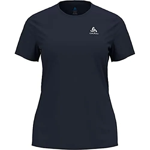 Odlo Women's Cardada T-Shirt - Dunkelblau XL - Outdoor & Funktionsshirts für Damen, ideal für Trekking und Wandern mit hervorragendem Feuchtigkeitsmanagement und schnelltrocknendem Material für höchsten Tragekomfort.