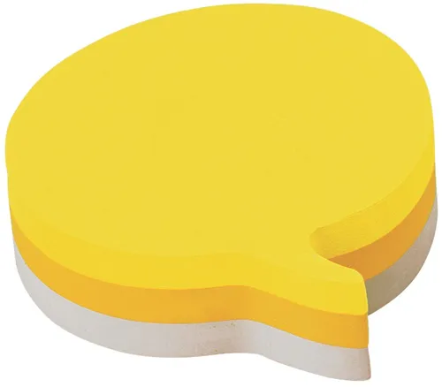 POST IT Haftnotizblock 70x70mm Sprechblase 2007SP - 225 Blatt im Blister, ideal für kreative Notizen und Erinnerungen