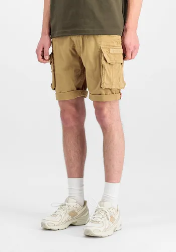 Alpha Industries Herren Crew Short für Cargos - Sand, 34 EU - Herren-Bademode im Slim Fit mit stylishem