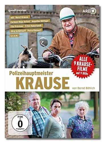 Polizeihauptmeister Krause - 9er Box [9 DVDs] - Filme, komplette Sammlung der beliebten Serie mit unvergesslichen Charakteren und humorvollen Geschichten, ideal für Fans!