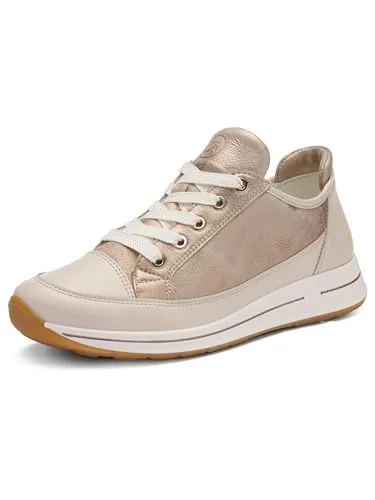 ara Sneaker Glattleder mit Reißverschluss - Hochwertiger Sneaker mit weichem Glattleder und praktischem Reißverschluss für einfachen Einstieg. Ideal für den Alltag mit flexiblem, dämpfendem Fußbett und modernem Design.