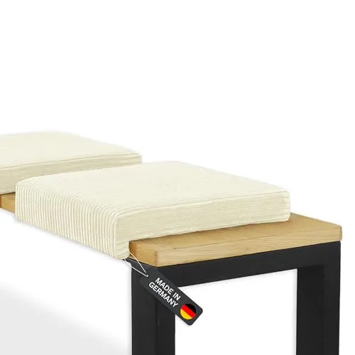 Lycce Bankauflage Klemmkissen 1 Leiste in beige von Lycce