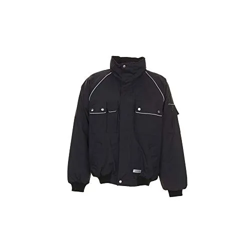 Canvas 320 Winterblouson schwarz/schwarz Größe L - Arbeits- & Schutzkleidung, wasserdicht und warm, ideal für kalte Wintertage.